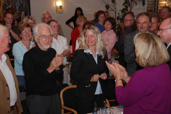 Claudia Sünder und Erhard Eppler